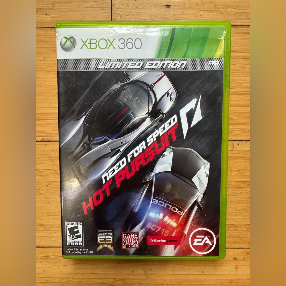 Need for Speed Hot Pursuit Limited Edition (Microsoft Xbox 360) Complete CIB